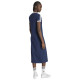 Adidas Γυναικείο φόρεμα 3-Stripes Cotton Elastane Midi Dress